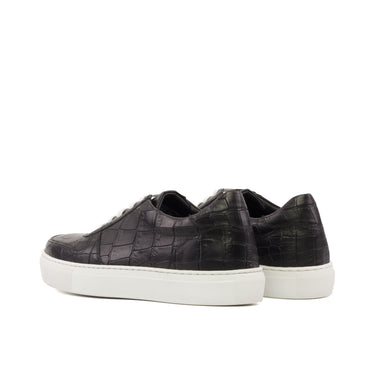 DapperFam Selvara in Black Painted Croco