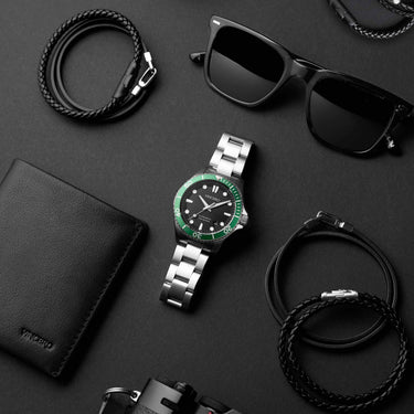The Argo Automatic - Green/Silver
