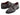 Paul Parkman Double Monkstrap Shoes Crocodile Textured Leather in Grey