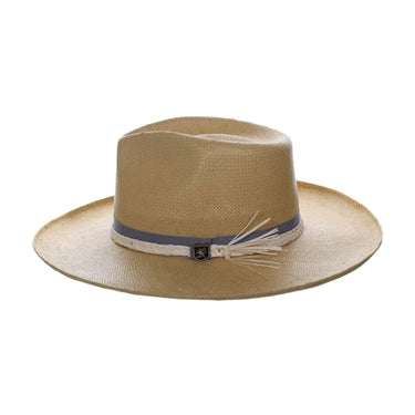 Stacy Adams New York Toyo Straw Wide Brim Fedora Hat