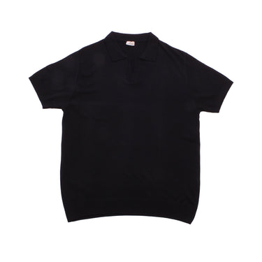 Arturo Belmont in Black Men's Classic Fit Short Sleeve Knit Polo Shirt (Copy) in 3XL