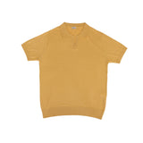 Arturo Belmont in Yellow Men's Classic Fit Short Sleeve Knit Polo Shirt in 3XL