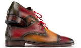 Paul Parkman Men's Cap Toe Derby Shoes in Multiple Colors