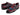 Paul Parkman Men's Kiltie Monkstrap Leather Shoes in Blue & Burgundy
