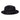 Wigens Classico 5 Rabbit Fur Felt Fedora in Black