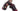 Paul Parkman Men's Black & Purple Crocodile Textured Leather Derby Shoes (ID#1438BPR) — view 3
