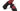 Paul Parkman Men's Hand-Welted Leather Wingtip Derby Shoes in Black & Red