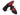 Paul Parkman Men's Hand-Welted Leather Wingtip Derby Shoes in Black & Red