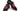Paul Parkman Men's Hand-Welted Leather Wingtip Derby Shoes in Black & Red