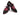 Paul Parkman Men's Hand-Welted Leather Wingtip Derby Shoes in Black & Red