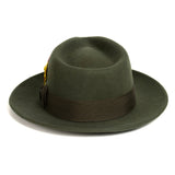 Ferrecci Crushable in Olive Green Australian Wool Fedora