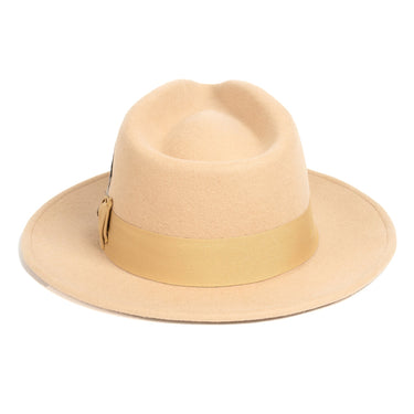 Ferrecci Crushable in Tan Australian Wool Fedora
