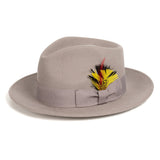 Ferrecci Crushable in Light Grey Australian Wool Fedora