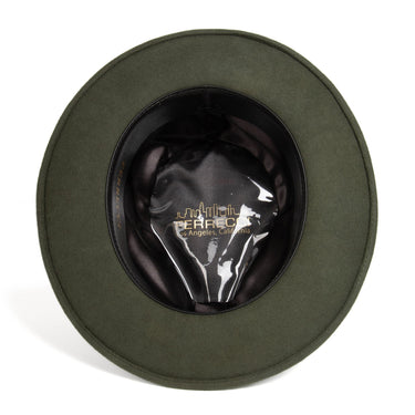 Ferrecci Crushable in Olive Green Australian Wool Fedora