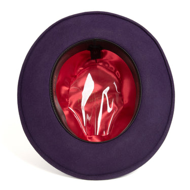 Ferrecci Crushable in Purple Australian Wool Fedora
