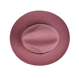 Bellissimo El Capo in Antique Rose Wool Fedora