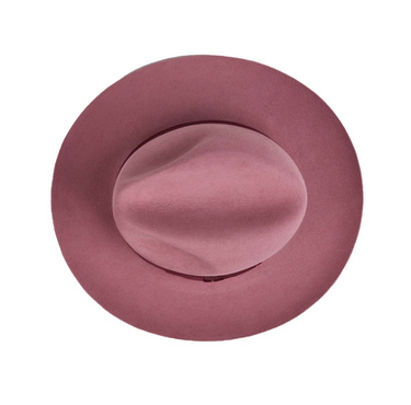 Bellissimo El Capo in Antique Rose Wool Fedora
