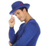 Ferrecci Godfather in Royal Blue Australian Wool Felt Homburg