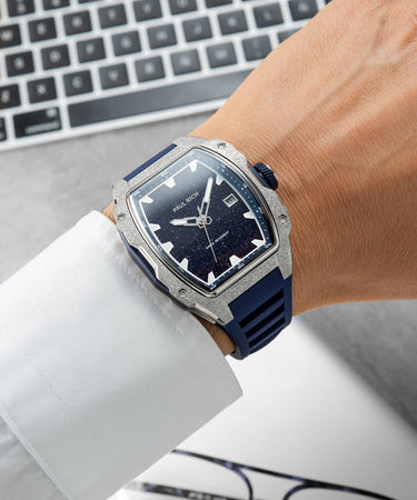 Paul Rich US Astro Lunar Silver Steel Watch