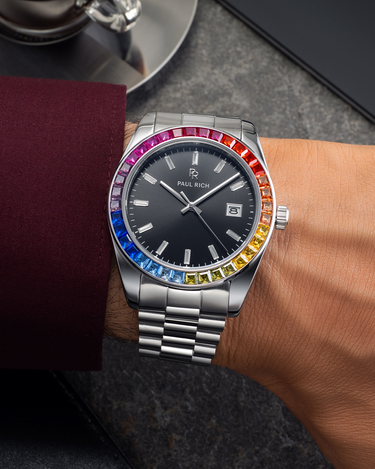 Paul Rich US Rainbow Legacy Silver Quartz Watch