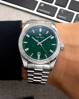 Paul Rich US Legacy Silver Green Aventurine Watch