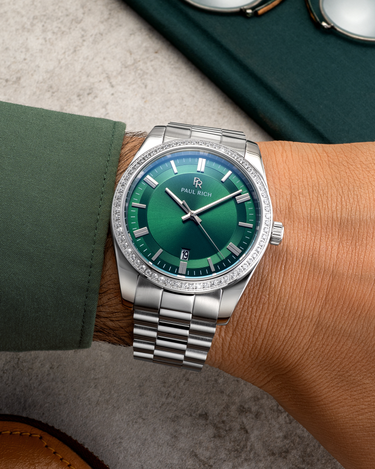 Paul Rich US Legacy Silver Green Dress Watch
