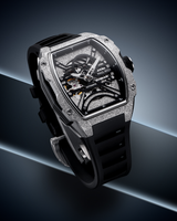 Paul Rich US Astro Skeleton Abyss Silver Watch