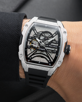 Paul Rich US Astro Skeleton Abyss Silver Watch