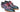 Paul Parkman Men's Norwegian Welted Wingtip Oxford Shoes in Purple & Blue