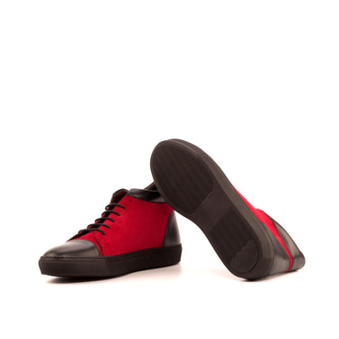 DapperFam Cassian in Red Kid Suede