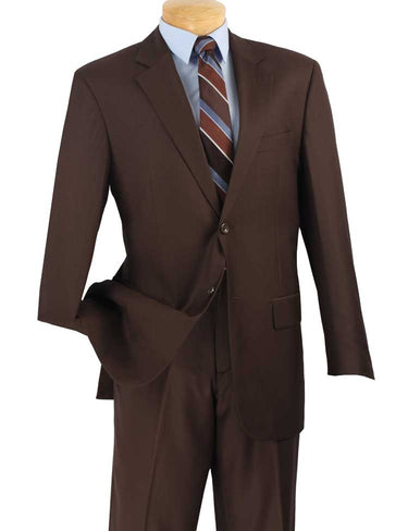 Vinci Brown Regular Fit 2 Piece Suit - F-2C900