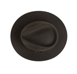 Bellissimo Jones in Olive Green Fur Felt Fedora