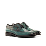 DapperFam Zephyr in Turquoise Longwing Blucher