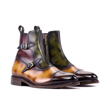 DapperFam Octavian in Denim / Cognac / Khaki / Brown / Burgundy Patina