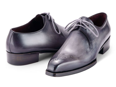 Paul Parkman Men's Goodyear Welted Derby Shoes in Grey