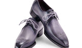 Paul Parkman Men's Goodyear Welted Derby Shoes in Grey
