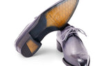 Paul Parkman Men's Goodyear Welted Derby Shoes in Grey