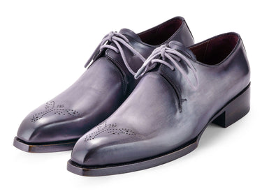 Paul Parkman Men's Goodyear Welted Derby Shoes in Grey