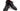 Paul Parkman Men's Woven Leather Cap Toe Oxford Shoes in Black
