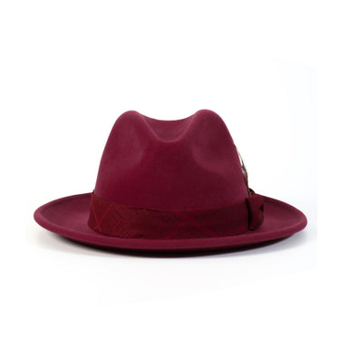 Montique Nighthawk Pinch Front Wool Fedora