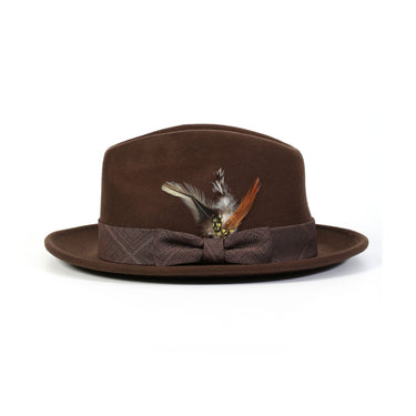 Montique Nighthawk Pinch Front Wool Fedora