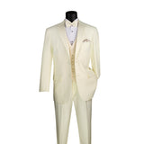 Vinci Ivory Regular Fit 2 Piece Tuxedo - 4TV-1