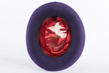 Ferrecci Godfather in Purple Australian Wool Felt Homburg
