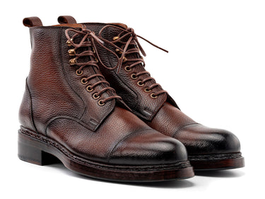 Paul Parkman Men's Floater Leather Boots in Brown