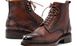 Paul Parkman Men's Floater Leather Boots in Brown