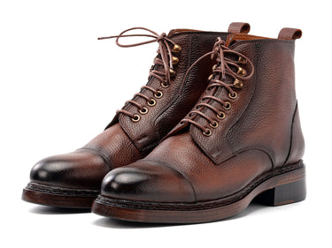 Paul Parkman Men's Floater Leather Boots in Brown