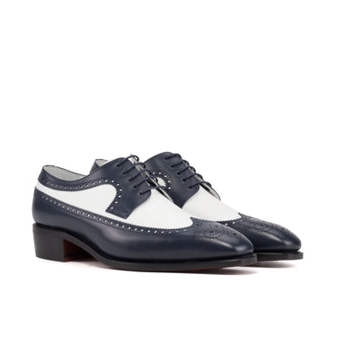 DapperFam Zephyr in Navy / White Box Calf