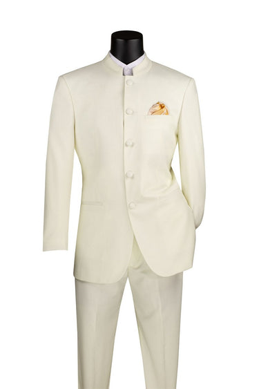 Vinci Ivory Regular Fit 2 Piece Suit - 5HT