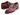 Paul Parkman Men's Cap Toe Monkstrap Shoes in Burgundy