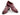 Paul Parkman Men's Cap Toe Monkstrap Shoes in Burgundy